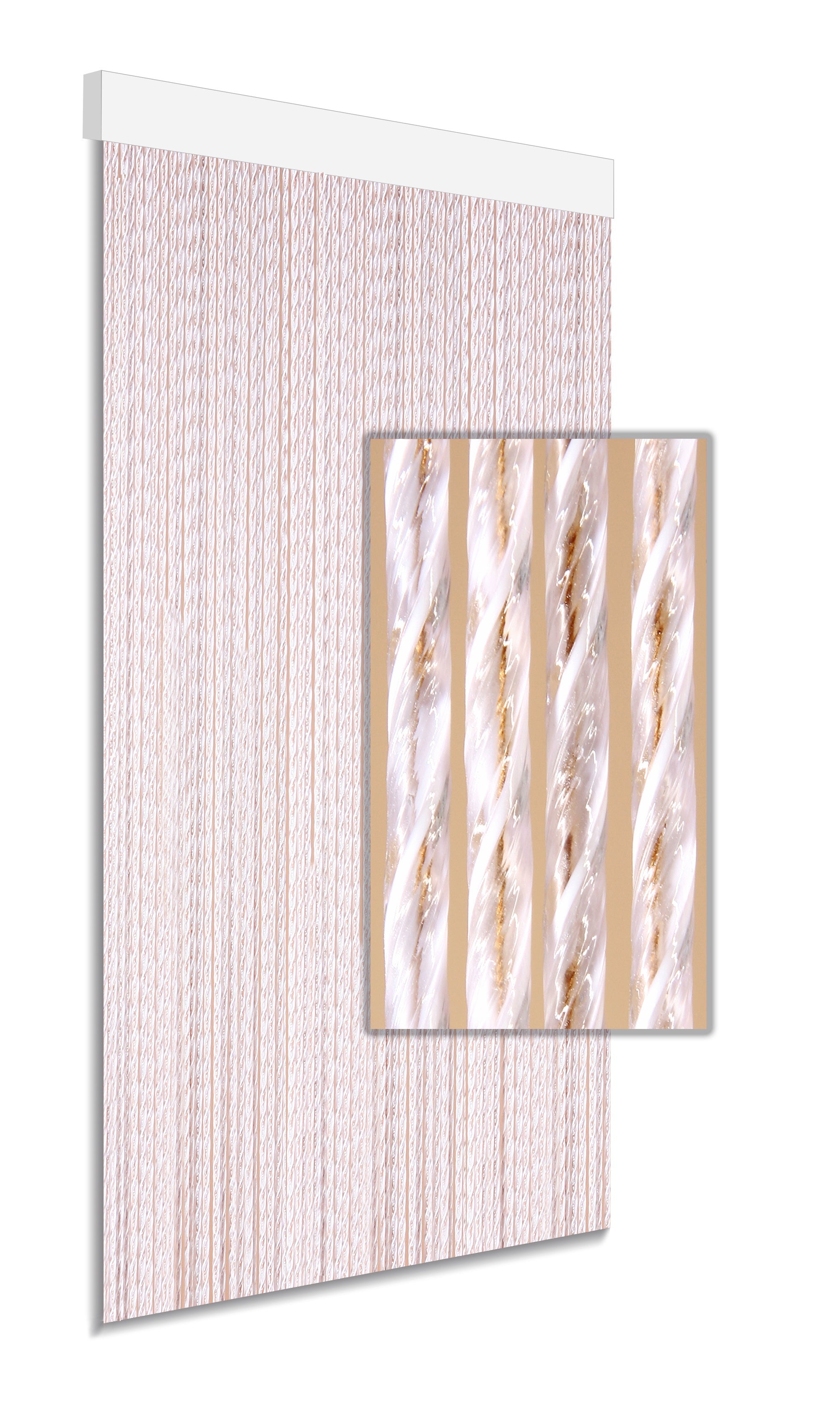 Degor deurgordijn Tinca bruin 90x210