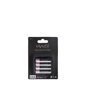 AAA Batterijen - 4 Stuks - Zwart