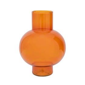 Vaas - Recycled glass Tummy A - Oranje