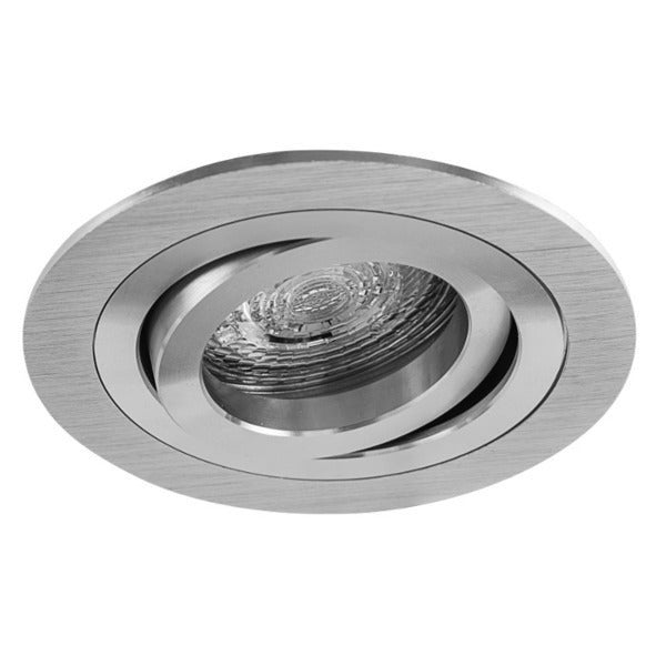 Inbouwspot - Aluminium rond kantelbaar- max 50W