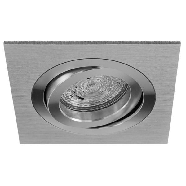 Inbouwspot - Aluminium vierkant kantelbaar- max 50W