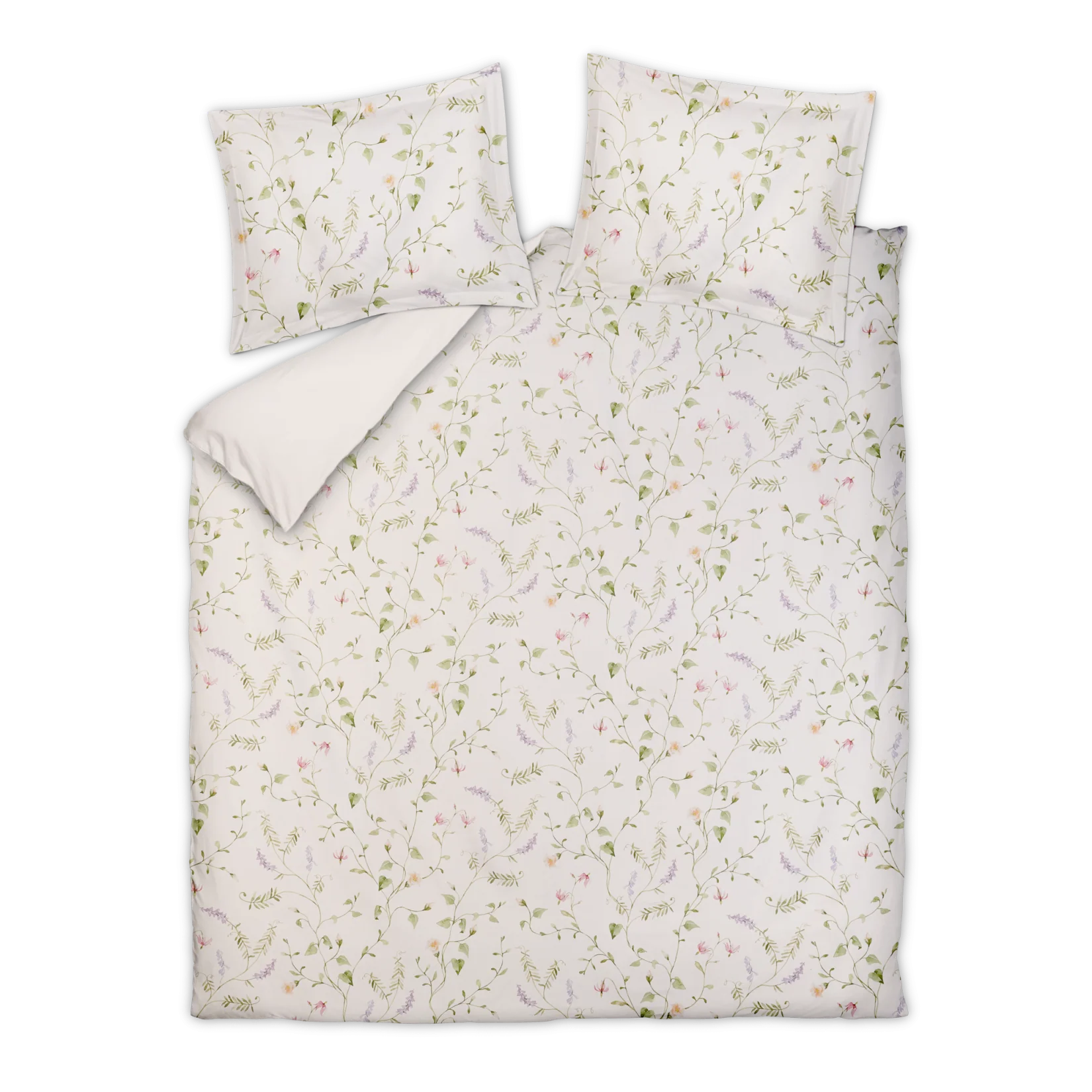 Dekbedovertrek - Virella Lits-Jumeaux 240/200-220 cm - Cream Tan