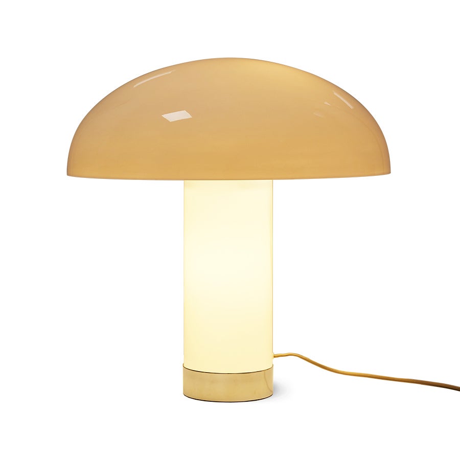 Tafellamp - Lounge Tafellamp 47x47x49 cm - Crème/Chroom