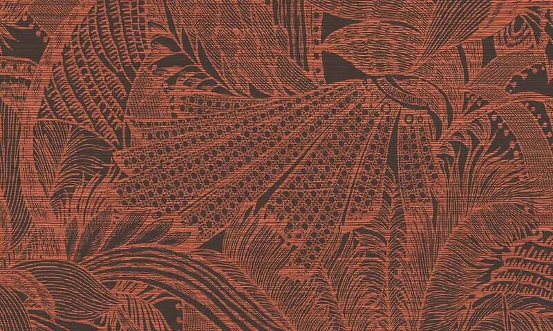 Vliesbehang - Arte 85563 Maroon - 90cm breed - Prijs per m1