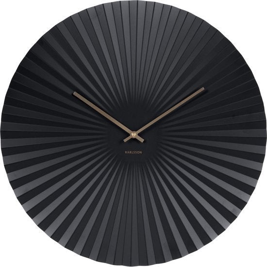 Wandklok - Sensu XL Ø50cm - zwart