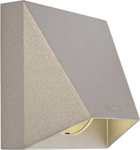 Wandlamp - Wedge 12V IP55 - Rose zilver