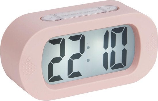 Wekker - Karlsson gummy - lichtroze