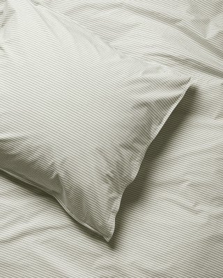 Kussensloop - Katoen - Stripe Olive 60x70 cm 