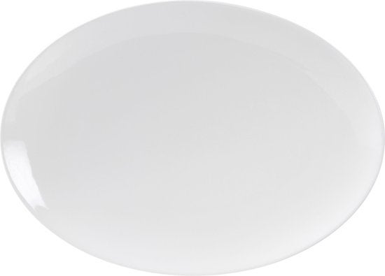 Onderbord - Ovaal - Wit