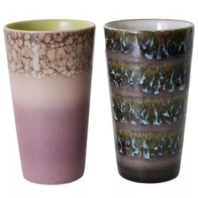 Lattemok - 70’s Ceramic Forest - Set van 2