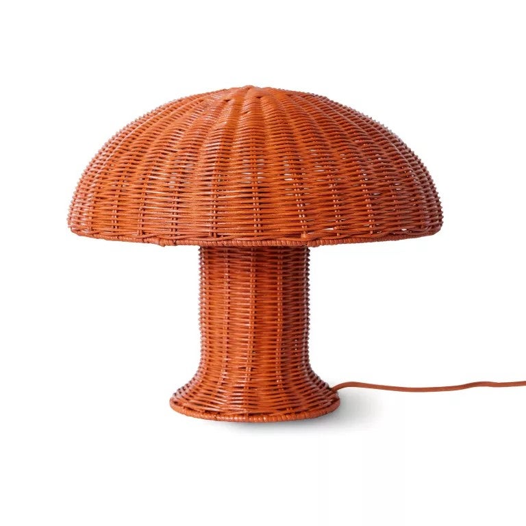 Tafellamp - Rattan - Koraal 