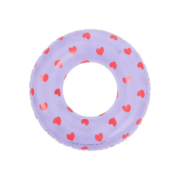Zwemband - Lila hearts - 90 cm