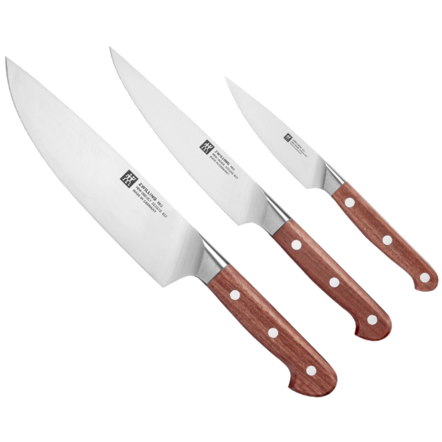Messenset - Pro Wood 3-delig - Bruin